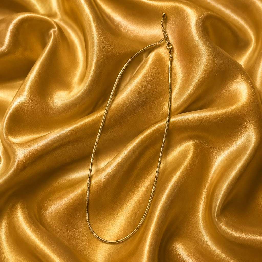 Elegant Golden Snake Chain